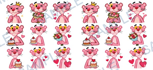 pink panther, ピンクパンサー, 핑크 팬더 Cup Wrap design W-16563