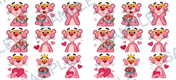 pink panther, ピンクパンサー, 핑크 팬더 Cup Wrap design W-16565