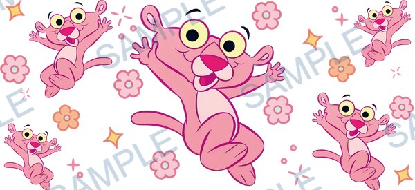 pink panther, ピンクパンサー, 핑크 팬더 Cup Wrap design W-16570
