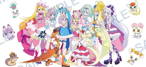 プリキュア, pretty cure Cup Wrap design W-16580