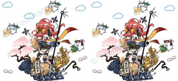 にゃんこ大戦争 Cup Wrap design W-17608
