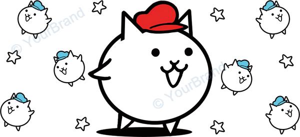 にゃんこ大戦争 Cup Wrap design W-17617