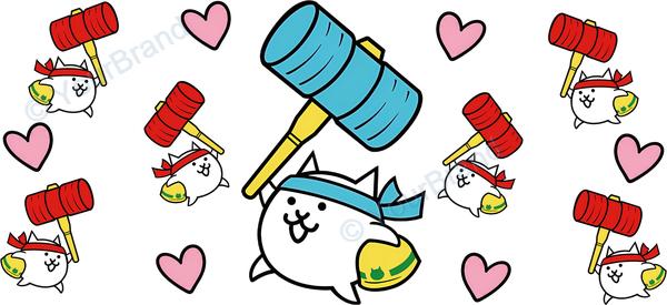 にゃんこ大戦争 Cup Wrap design W-17618
