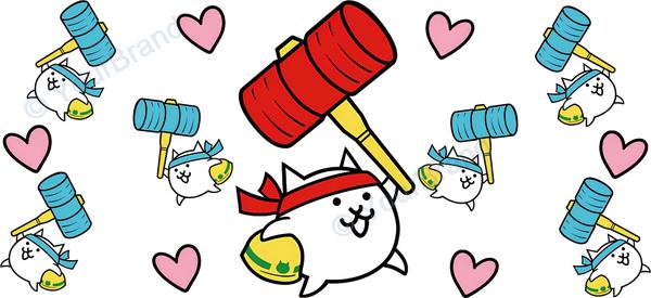 にゃんこ大戦争 Cup Wrap design W-17619