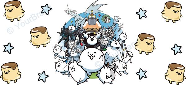 にゃんこ大戦争 Cup Wrap design W-17620