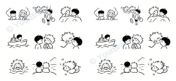 ポニョ, ponyo, studio ghibli Cup Wrap design W-17880