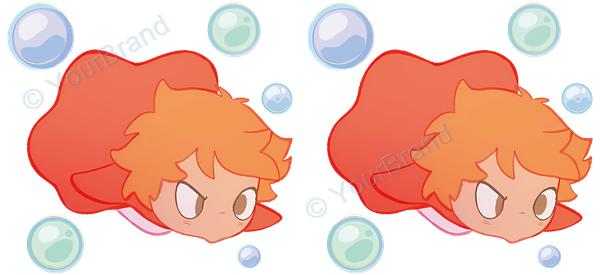 ポニョ, ponyo, studio ghibli Cup Wrap design W-17885