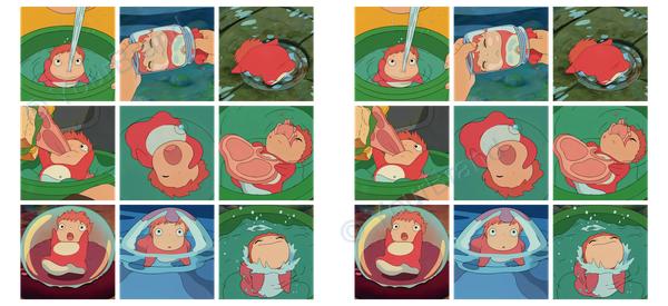 ポニョ, ponyo, studio ghibli Cup Wrap design W-17888