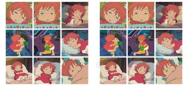ポニョ, ponyo, studio ghibli Cup Wrap design W-17889