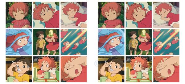 ポニョ, ponyo, studio ghibli Cup Wrap design W-17890