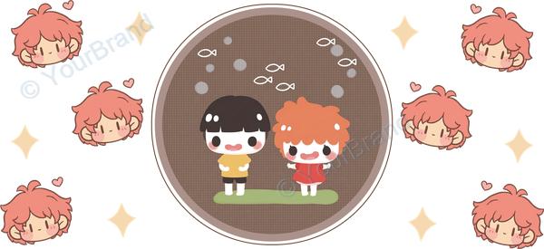 ポニョ, ponyo, studio ghibli Cup Wrap design W-17891