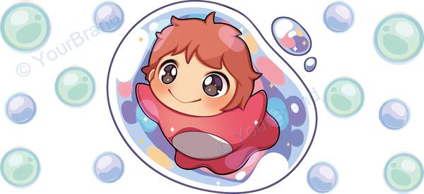 ポニョ, ponyo, studio ghibli Cup Wrap design W-17892