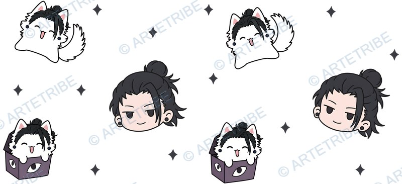 咒術迴戰, jujutsu kaisen Cup Wrap design W-18537