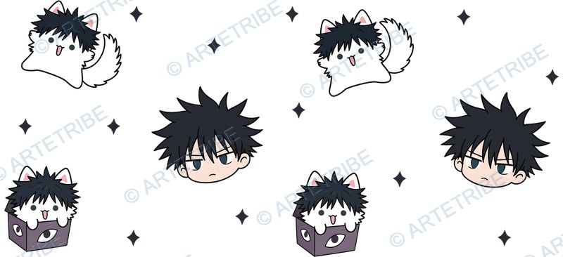 咒術迴戰, jujutsu kaisen Cup Wrap design W-18539