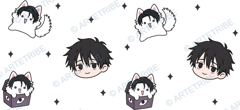 咒術迴戰, jujutsu kaisen Cup Wrap design W-18544