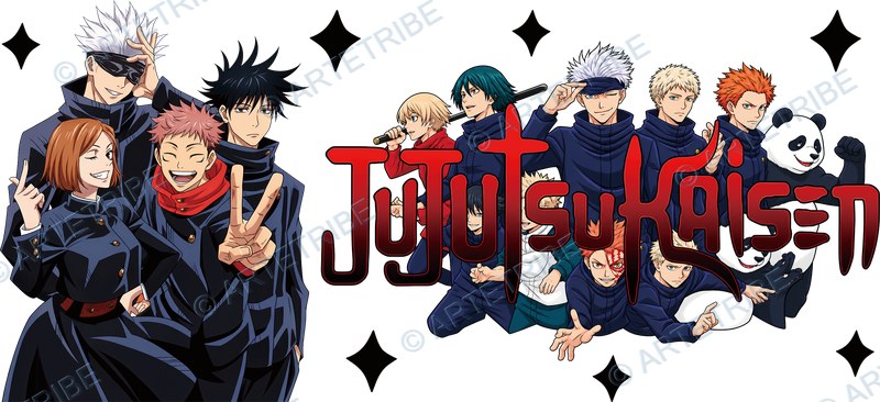 咒術迴戰, jujutsu kaisen Cup Wrap design W-18554