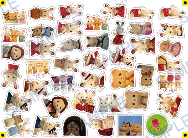 bear, rabbit, lion, hedgehog, toy Acrylic design a366k